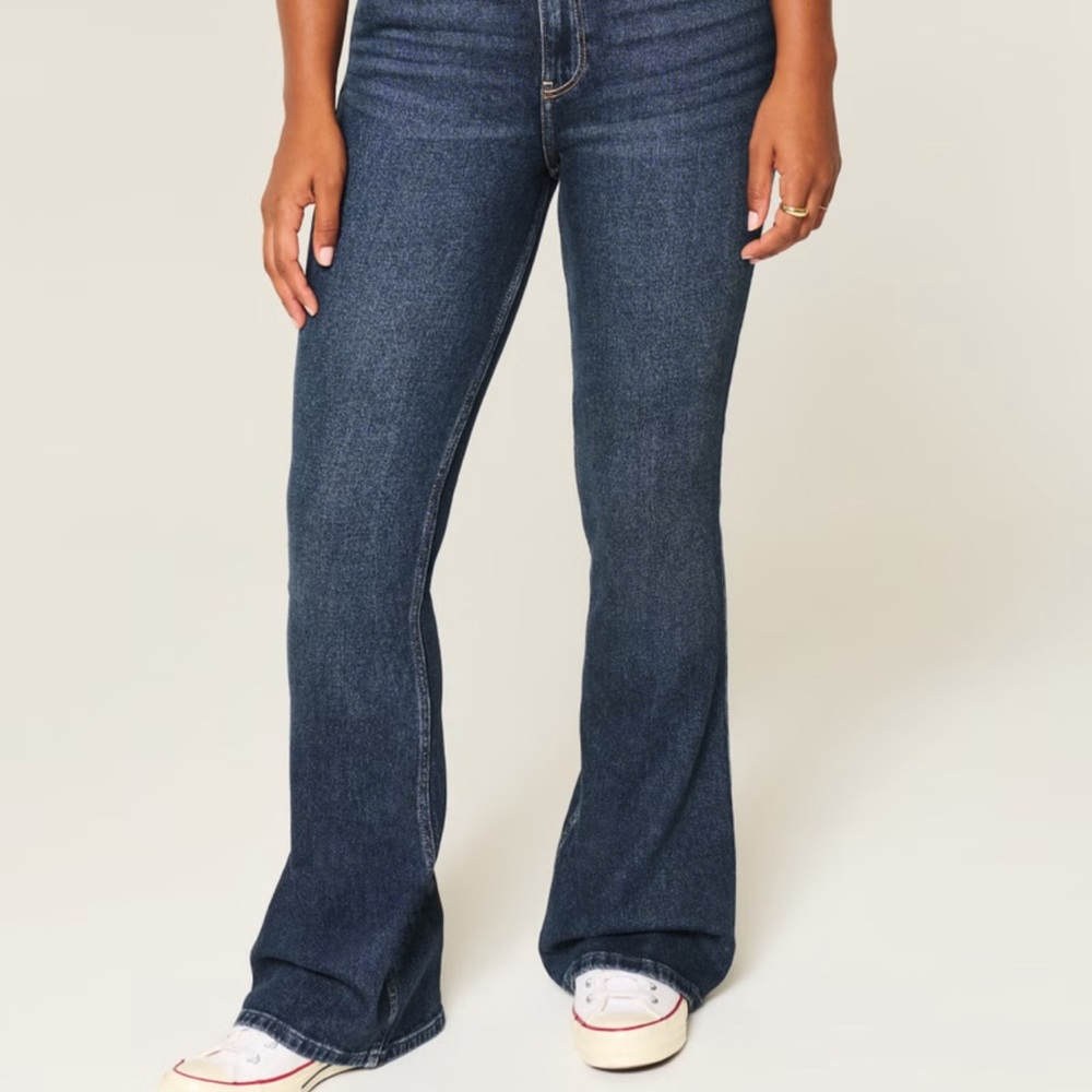 Hollister Deep Indigo Flare Jeans - Picture 4 of 4